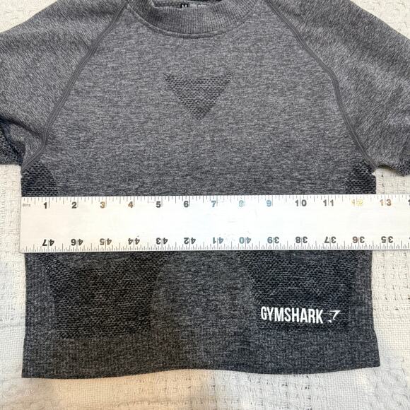 Gymshark medium Ombre seamless long sleeve athletic crop top TLS2 2891 - Picture 3 of 10